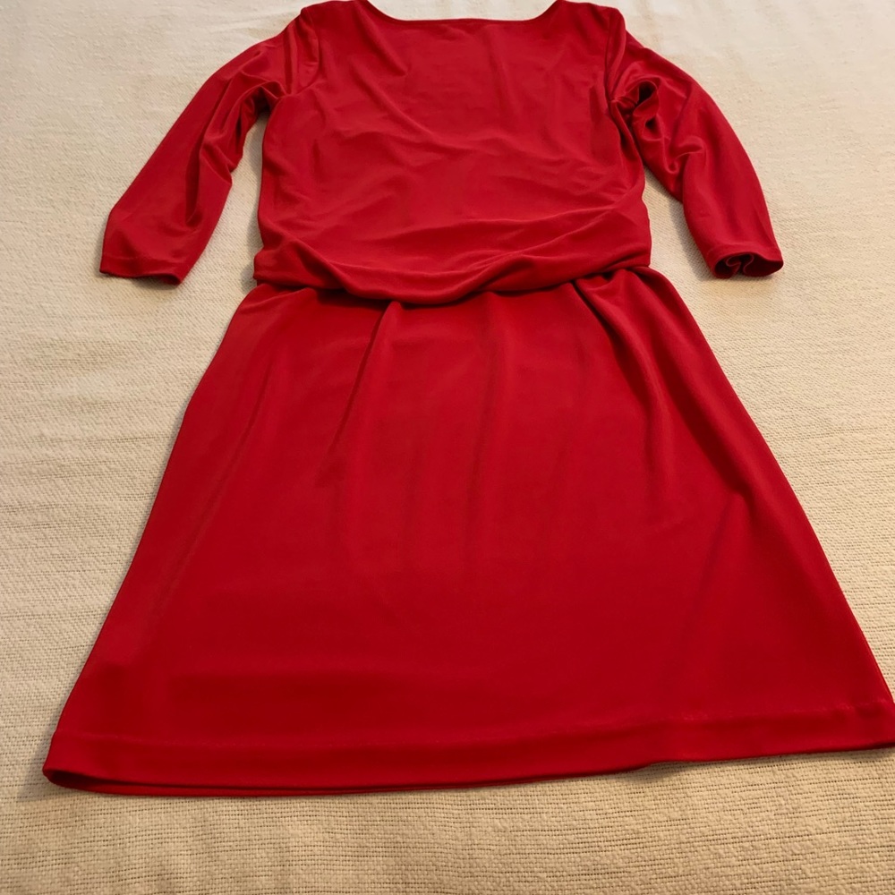 Talbots Red Dress Size S - Picture 2 of 6